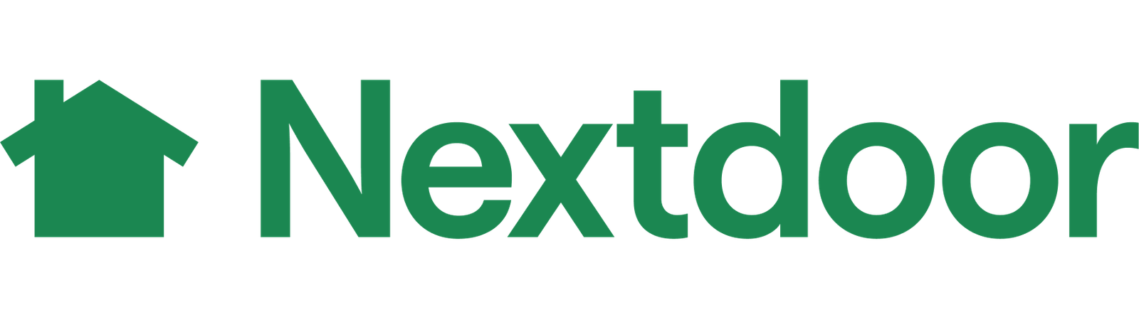 Nextdoor Wordmark in Green. Local to Orange, CA? Find me on Nextdoor.